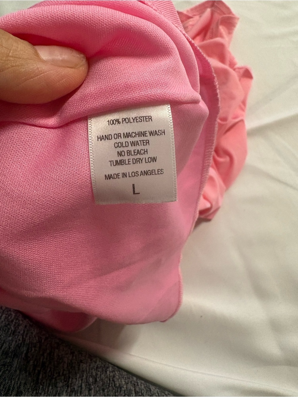 Lucy in the sky size large Pink Spaghetti-Strap Fit & Flare Dress - Picture 4 of 4